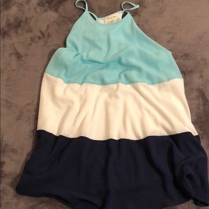 Racerback shift dress